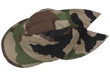 Medium 57 French Army Military CCE Woodland Camouflage Field Cap Hat Swallowtail picture