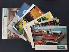 LOT 1954-72 vintage 10pc PLYMOUTH MAGAZINE ADS automobile car SUBURBAN SATALITE  picture