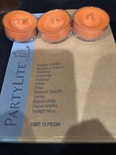 Partylite  Safari Sunset Tealights Candles NOS Box Of 12 RETIRED picture