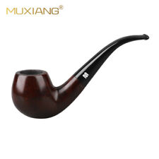 Briar Tobacco Pipes Smooth Bent Stem Handmade Smoking Pipe picture