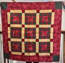 Red Floral Quilt picture