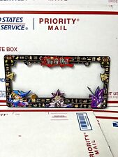 Yugioh License Plate Frame featuring Yugi, Dark Magician Girl, and Dark Magician picture