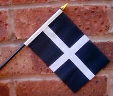 CORNWALL flag PACK OF TEN SMALL HAND WAVING FLAGS CORNISH Truro Penzance St Ives picture