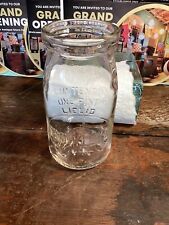 Glass Pint Crowley Milk Bottle Cheese Dairy New York Farm Canning Jar Container picture