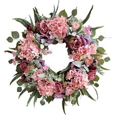 Summer Hydrangea Floral Wreath picture