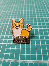 Vtg Pupper Puppy Dog 🐕  Gold Tone Lapel Pin  picture