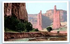 CHINLE, AZ Arizona ~ View of CANYON de CHELLY c1910s Apache County Postcard picture