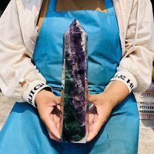 5LB Natural Green Coloured Fluorite Pillars Mineral Specimens Healing 1917 picture