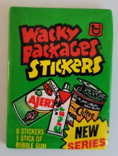 1980 VINTAGE WACKY PACKAGES SERIES 4 UNOPENED GREEN PACK IN EXCELLENT CONDITION picture