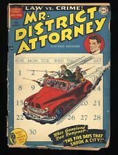Mr. District Attorney (1948) #1 FA/GD 1.5 Very Scarce 1st Issue DC Comics 1948 picture