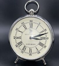 Vintage Regent Street Mantle Clock Chrome / Silver  London Keeps Accurate Time picture
