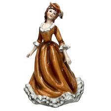 Vintage 1960s Victorian Lady Porcelain Figurine 