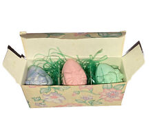 Vintage Avon Pastel And Pretty Soaps 3 Easter Eggs Decor picture
