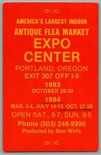 Postcard~ America's Largest Indoor Antique Flea Market Expo Center~ Portland, OR picture