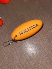Vintage Nautica Floating Keychain Vintage Clothing Boat Sailboat NS83 Orange picture