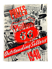 RARE 1940 Phillips 66 Gas Station oil Outstanding Sellers Prize Catalog picture