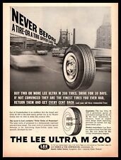1961 Lee Rubber & Tire Corp. Conshohocken PA Utra M 200 Tires Vintage Print Ad picture