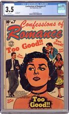 Confessions of Romance #7 CGC 3.5 1953 4392473019 picture
