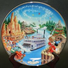 Walt Disney World 25th Anniversary Plate 1997 - Frontierland with COI picture
