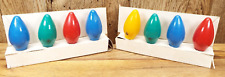 8-VINTAGE GE C-9 CHRISTMAS LIGHT BULBS TESTED picture
