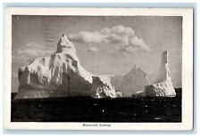 1907 View Of Mammoth Iceberg Sidney Canada Posted Antique Postcard picture