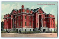 1909 First State House Exterior Guthrie Oklahoma OK Posted Vintage Postcard picture