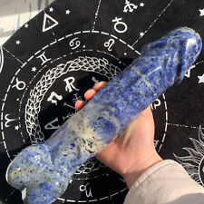 285mm 2.1kg Sodalite Stone Penis Dick Yoni Massage Large Size Crystal Specime picture