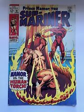 SUB-MARINER #14 6.0   1ST APPEARANCE OF TORO IN SILVER AGE MARVEL 1969 🔑 picture
