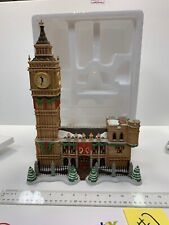 Dept 56 Dickens’ Village Big Ben with Sign and Working Clock #58341 - #2 picture