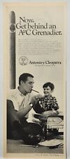 1969 A&C Grenadier Cigar Antonio y Cleopatra Boy In Toy Pedal Car Print Ad 60's picture