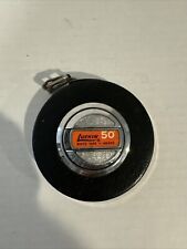 Lufkin 50 Foot Chrome Clad-C213 Tape Measure, Vintage Metal Ex.Condition  picture