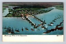 Jamestown 1907 Exposition, Aerial Depiction of Ground, Vintage Virginia Postcard picture