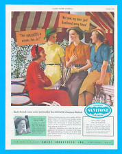 1938 CLEANER Detergent ladies clothing vintage PRINT AD fabric dresses fashion picture