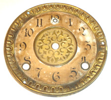 Antique Wm. L. Gilbert Mantel Clock Dial / Face Pan Part (No Glass Door) D4 picture