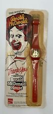 Vintage 1986 Ronald McDonald House Digital Red Watch Coca Cola Sealed  picture