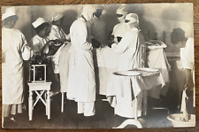 RPPC 1904-'18 Operating Room Hospital Medical Real Photo Nurses & Doctors OOAK picture