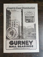 Vintage 1922 Gurney Ball Bearings Full Page Original Ad 1221 picture