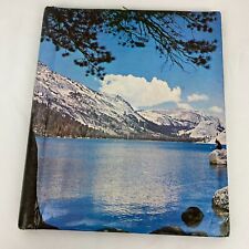 Vintage Early 1980's Photograph Album (Made In Korea) Scenic Cover - NO PHOTOS picture