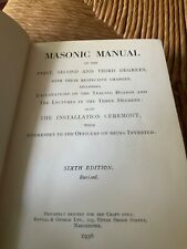 Masonic Manual of The First, Second, and Third Degrees picture