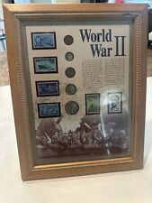 WW ll Coin and Stamp Plaque picture