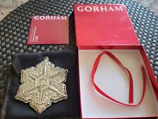 2011 Gorham Sterling Silver Snowflake Ornament #42nd in Series picture