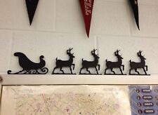Santa Sleigh & Reindeer Christmas Decoration picture