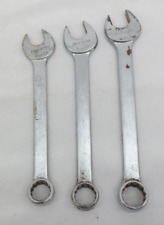 Vintage Indestro Super SAE Combination Wrenches Set 5/8, 11/16, 3/4
