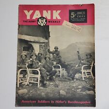 YANK THE ARMY WEEKLY MAGAZINE June 22 1945 Soldiers in Hitler's Berchtesgaden  picture