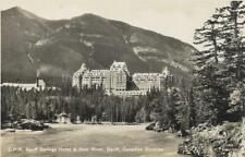 BANFF Vintage CANADA POSTCARD Real Photo RPPC b+w Found CANADIAN ROCKIES 98 12 O picture
