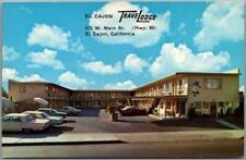 El Cajon, California Postcard TRAVELODGE MOTEL Highway 80 Roadside c1960s Unused picture
