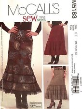 McCall's  Misses' Skirt Pattern M5183 Size 16-22 UNCUT picture