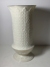 Lenox Acanthus Porcelain Leaf Vase USA 9.5 in. picture