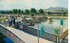 Xochimilco Canal in Ciudad Juarez Mexico vintage posted picture