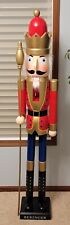 6ft tall Large/Giant Christmas Wooden Nutcracker Treasury Wine Estates  picture